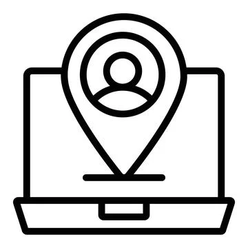 User location Icon. User interface Vector Illustration, As a Simple Vector .. Stock Illustration