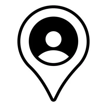 User location Icon. User interface Vector Illustration, As a Simple Vector .. Stock Illustration