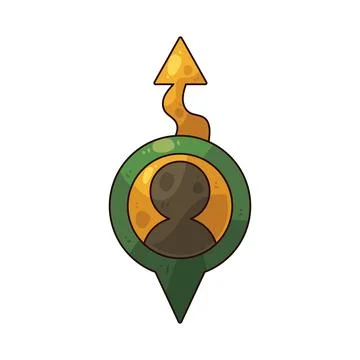 User location illustration 스톡 일러스트