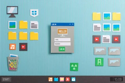 User login and application launching Photos