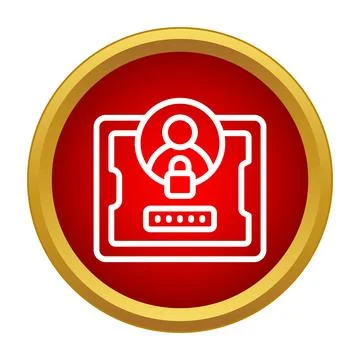 User login form with password security icon Illustrazione stock