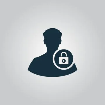 User login or authenticate icon Stock Illustration