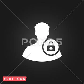 User login or authenticate icon Stock Illustration