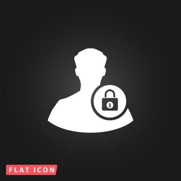 User login or authenticate icon Stock Illustration