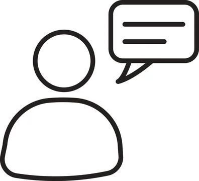 User message Stock Illustration