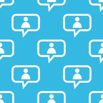 User message pattern Stock Illustration