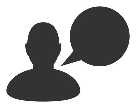 User Message - Raster Icon Illustration Stock Illustration