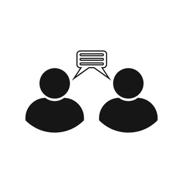 User messenger icon vector illustration on white background Stock Illustration