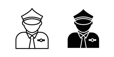 User pilot icon Illustration designs pack for Web 스톡 일러스트