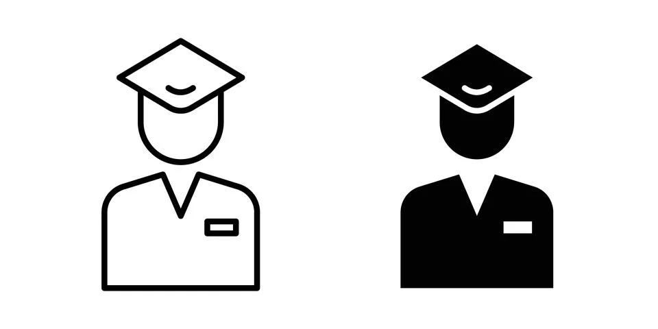 User pilot icon vector, symbol, logo illustrations 스톡 일러스트