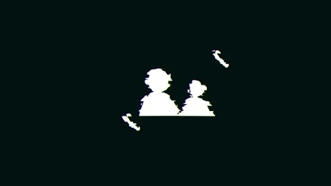 User Profile Account Icon With Technology Glitch Fx Stock Footage 133913141