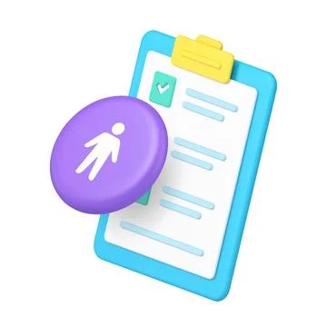 User profile and checklist icon for web and app design. Concepts of account,  Illustrazione stock