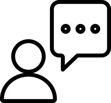 User profile avatar with active chat message Stock Illustration