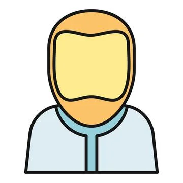 User profile avatar representing anonymous person icon Stock Illustration