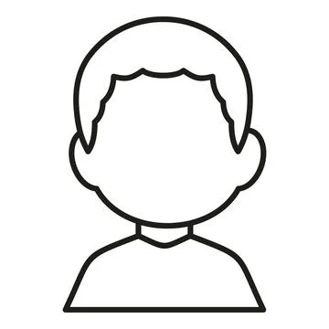 User profile avatar showing anonymous person icon Stock Illustration