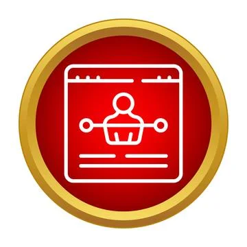 User profile dashboard with personal account data icon Illustrazione stock