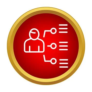 User profile data information management displaying personal identification イラスト素材