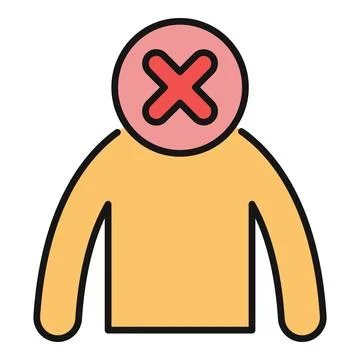 User profile displaying a blocked or deleted account Stockillustratie