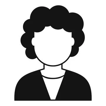User profile icon representing an unknown person Stock Illustration