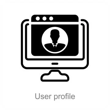 User profile Stock Illustration