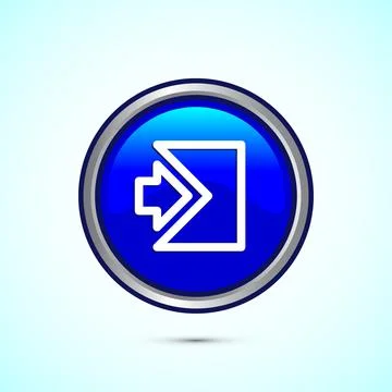 User profile login icon design illustration. Access authentication icon. Bl.. Stock Illustration