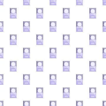 User profile minimalist icon pattern background Stock Illustration