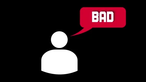 User Profile with Talk Bubble and Digital "Hello" Icon Stock Footage 310801522