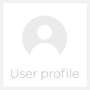 User profile UI element template Stock-Illustration