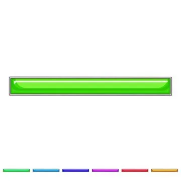 User progress bar cartoon vector graphic Stock Illustration