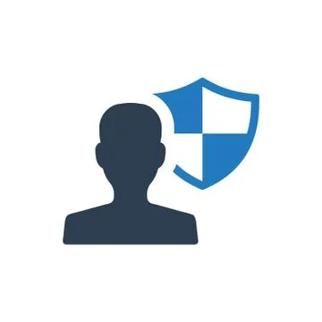 User protection icon Illustration