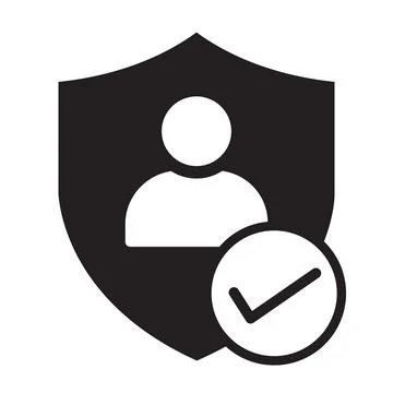 User protection icon vector for graphic design, logo, website, social media, 스톡 일러스트