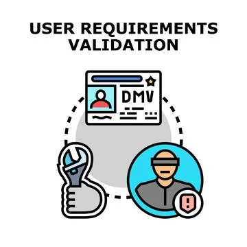 User requirements validation process validating software development イラスト素材