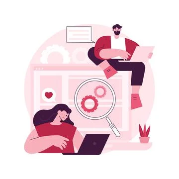 User research abstract concept vector illustration. Stock Illustration