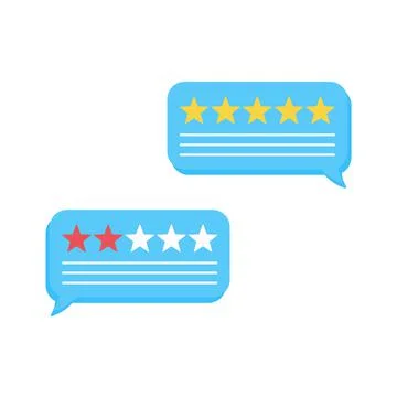 User reviews and feedback concept. User reviews online. Customer feedback review Stock Illustration