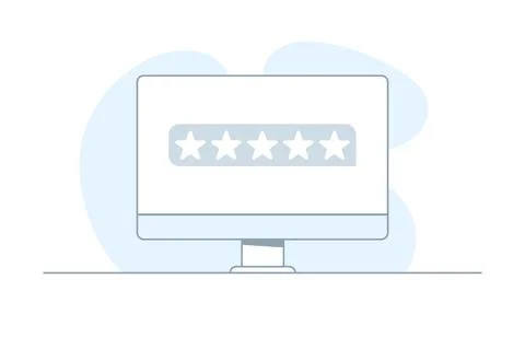 User reviews and feedback concept. User reviews online. Customer feedback review Stock Illustration