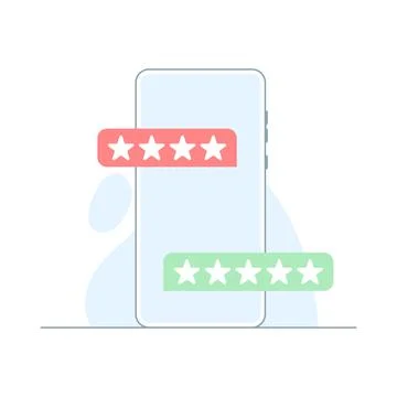 User reviews and feedback concept. User reviews online. Customer feedback review イラスト素材