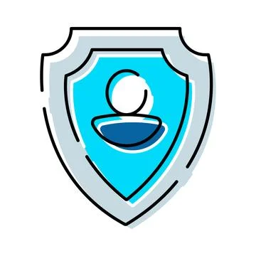 User security protecting personal data and privacy Stock Illustration
