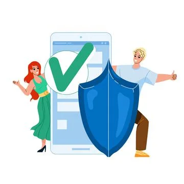 User Security Technology For Safe Info Vector Stock Illustration