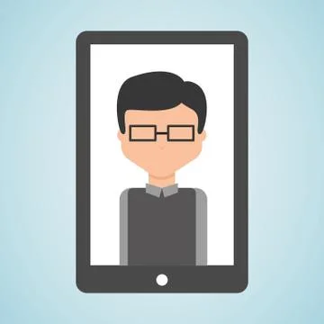 User smartphone  design Stock Illustration