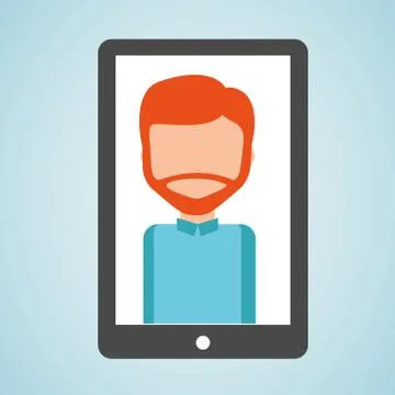 User smartphone  design Stock Illustration