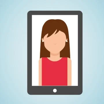 User smartphone  design Stock Illustration
