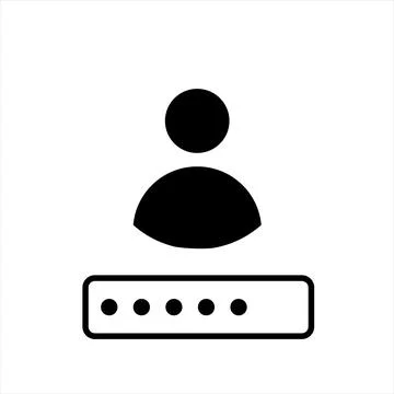 User solid colour icon for business website,apps, and many more Stock Illustration