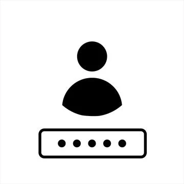 User solid colour icon for business website,apps, and many more Stock Illustration