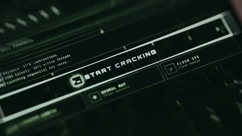 User taps the Start Cracking action button Stock Footage 335882283
