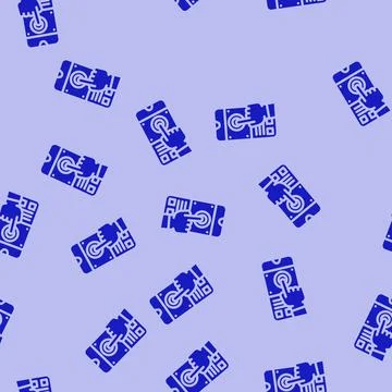 User testing ux ui design glyph vector seamless pattern Stock Illustration