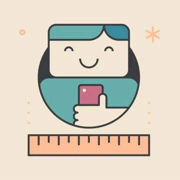 User testing. Web design and development concept. Illustrazione stock