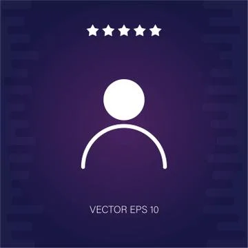 User vector icon Stock Illustration