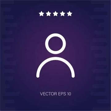 User vector icon Stock Illustration
