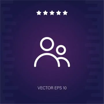 User vector icon Illustrazione stock
