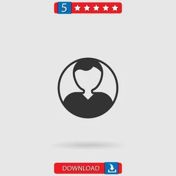 User vector icon Stock Illustration